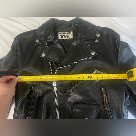 | Authentic REAL Leather Jacket! | “Dallas Premium Leather” | Made in USA | - Picture 12 of 15